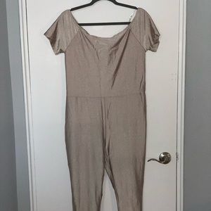 Nude Sheen Jumpsuit